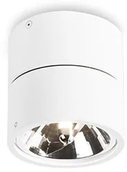 Комплект от 2 модерни прожектора бели кръгли регулируеми - Go Nine