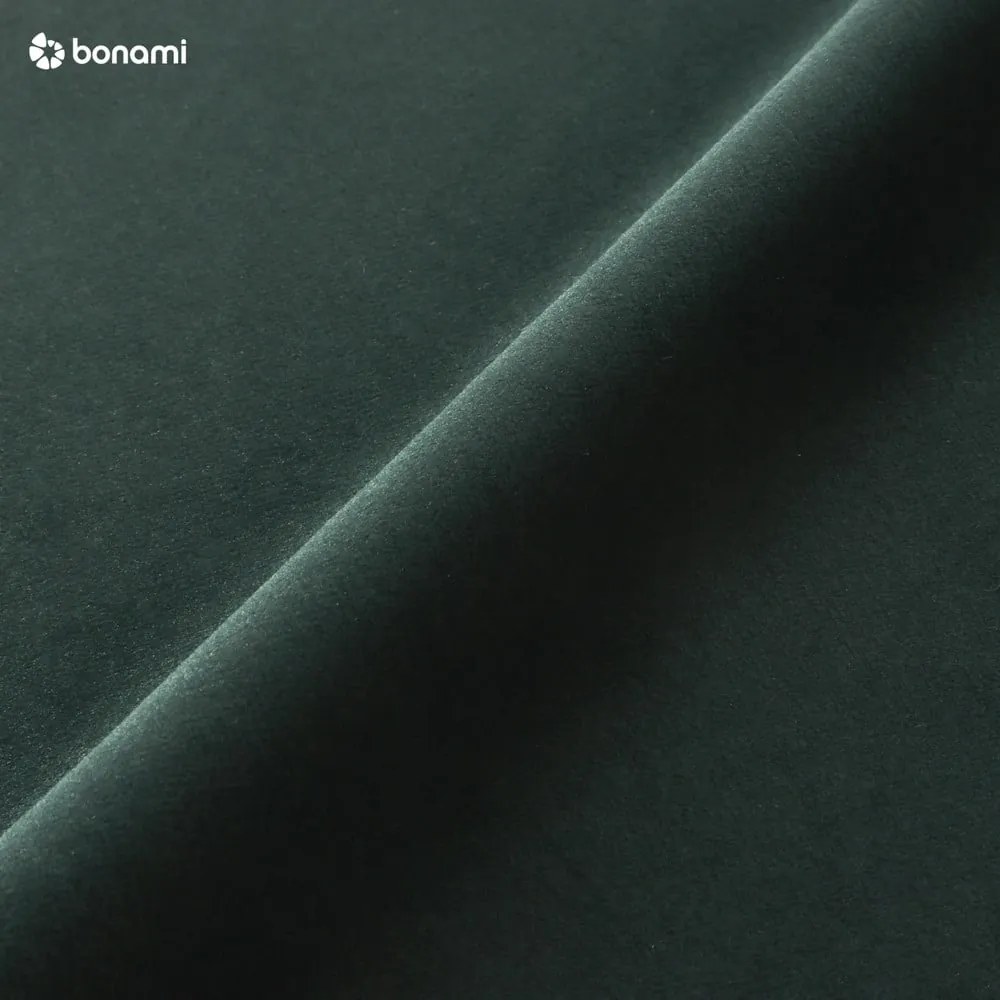 Тъмнозелено кадифено столче за крака Shel - Ghado