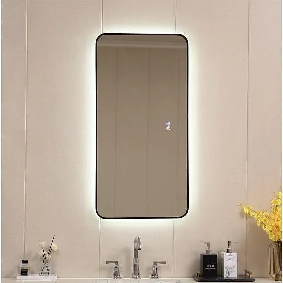 LED огледало за баня с нагревател, 50x100см, Inter Ceramic, ICL 1851