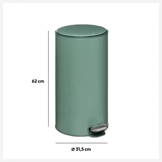 Кош 5five Delta, Argile, Метал, 30 L - Зелен