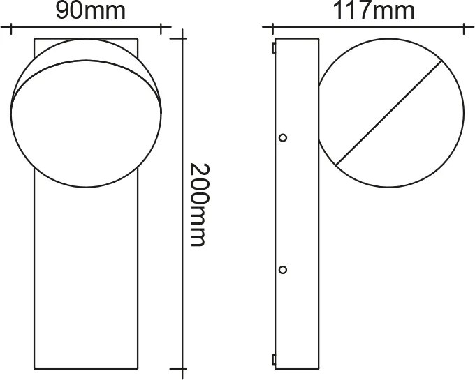 Аплика Градина LED Grip Round