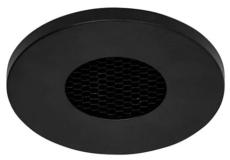 Комплект от 6 модерни вградени спота за баня черни IP54 - Shed Honey