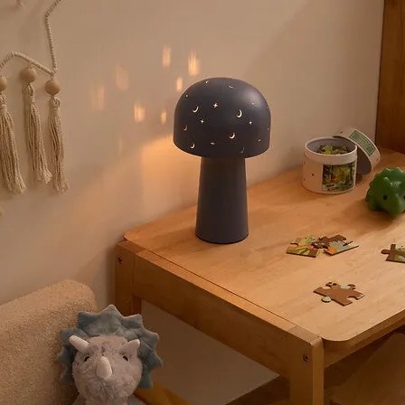 Детска нощна лампа atmosphera Mushroom - Син