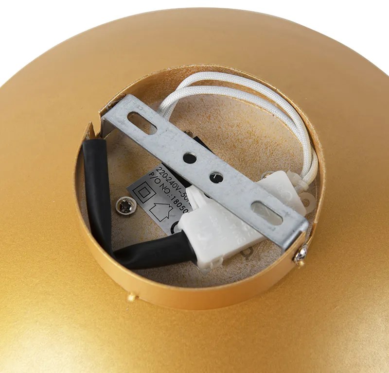 Таванна лампа в стил арт деко злато/месинг с LED - Sun