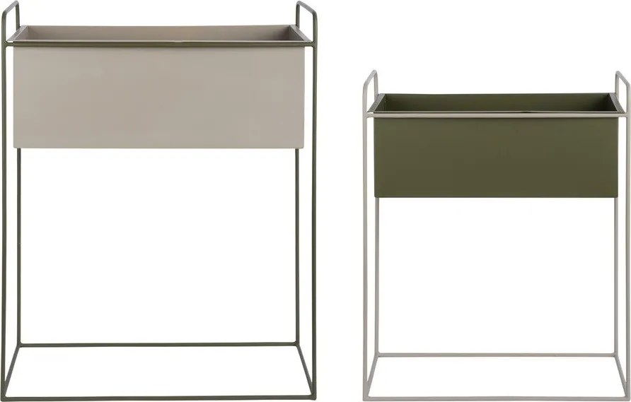 Метални стойки за цветя 2 бр. (височина 65 cm) Reina – PT LIVING