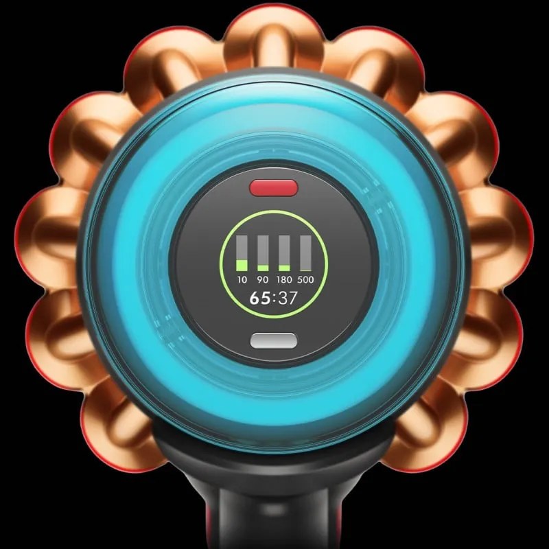 Вертикална прахосмукачка Dyson V16 Piston Animal Submarine 492969-01, 315AW, 900W, 1.3 л, 70 мин, CleanCompaktor™, Hyperdymium™, Wet/Dry, HEPA, LCD, Черен/мед