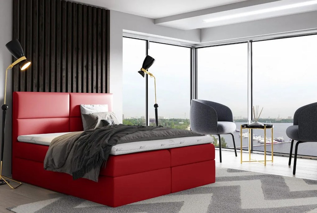Тапицирано легло Salsa-Kokkino-180 x 200