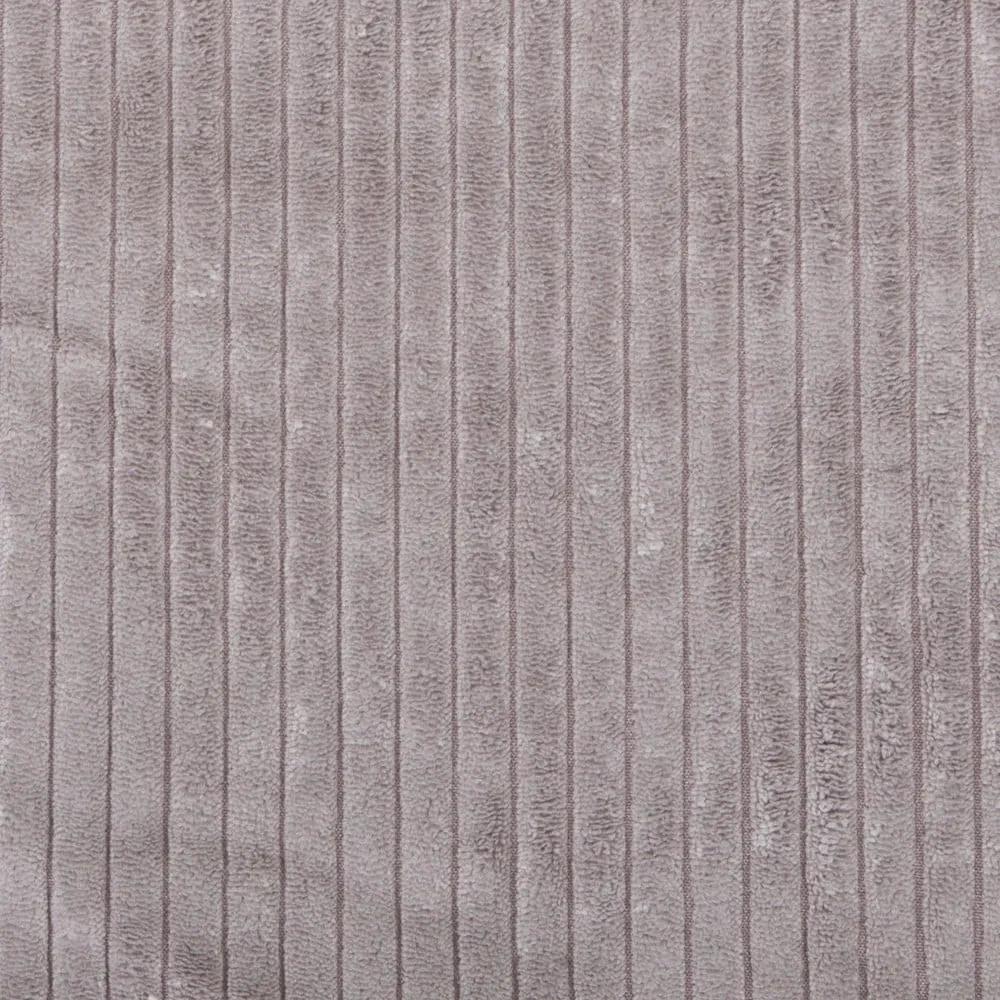Ъглов диван от сив велур (ляв ъгъл) Ariella - Ropez