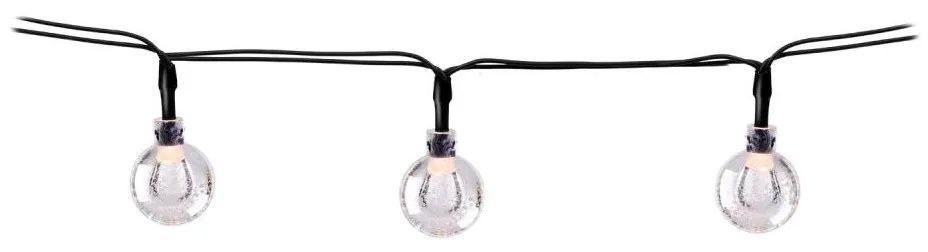 Grundig - LED соларен гирлянд 50 LED, 8 функции, 6,9 м, топла бяла, 600 mAh