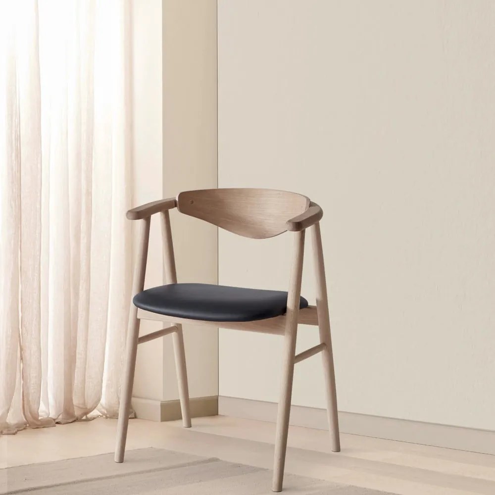 Трапезен стол от естествена кожа Traditional - Hammel Furniture