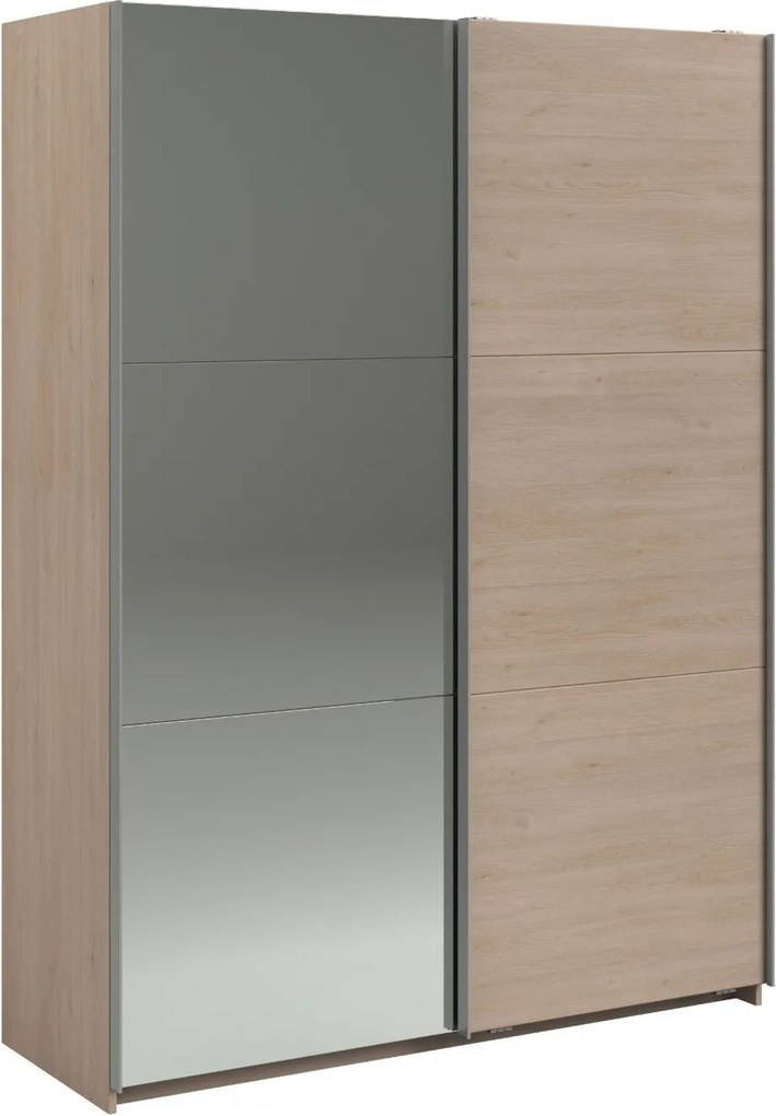 Гардероб Lynch plus с плъзгащи врати-Дърво - Дължина: 150 см