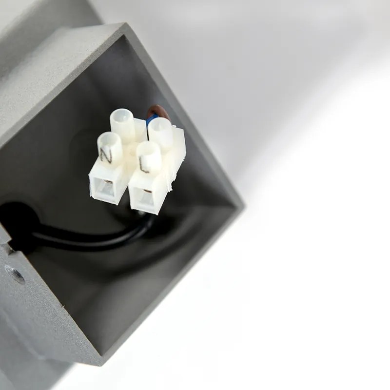 Дания Модерна Външна Стенна Лампа Сива IP44