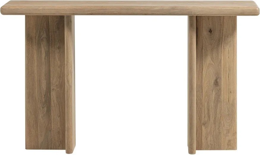 Конзолна маса от масивно манго в светло естествен цвят 40x80 cm Ato – WOOOD