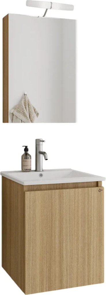 Комплект за баня Drop Verona 40-Светъл натурален