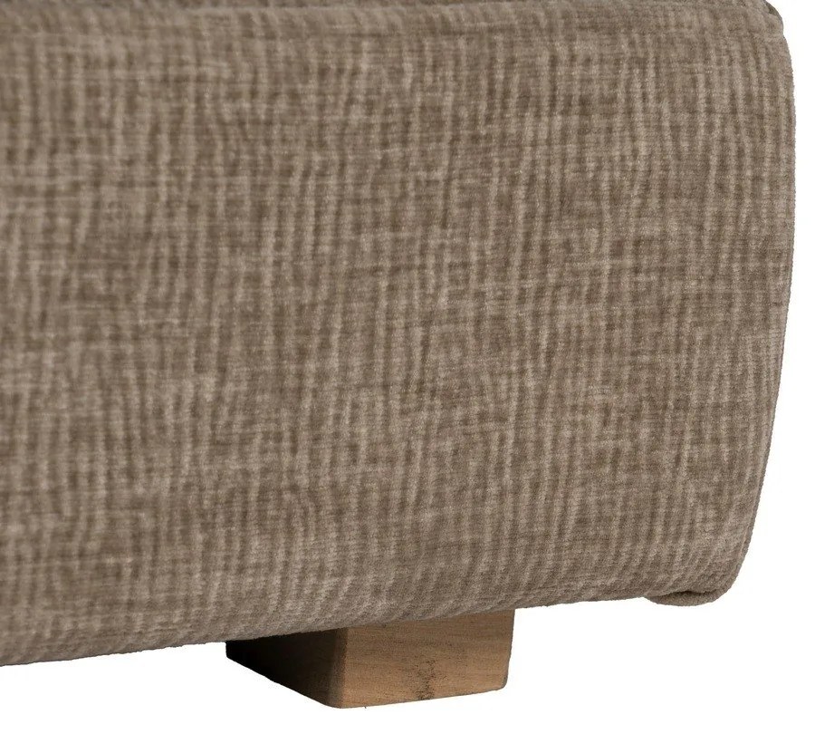 Бежово разтегаемо шенилово кресло – Ixia