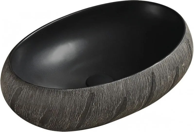 Mexen Abril плотова мивка 58 x 39 см, черна - 22015866