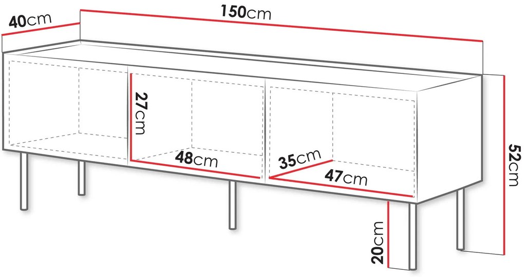 ТВ шкаф Fellini mini-Бежов