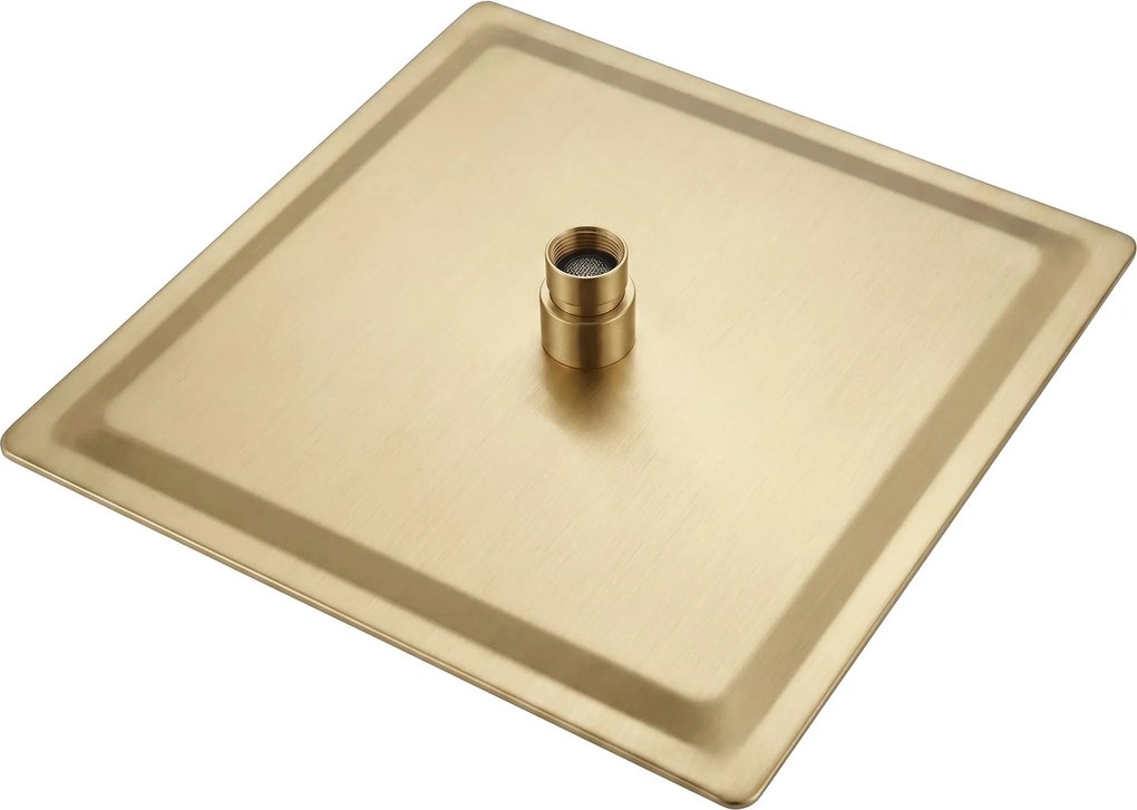 Квадратен душ пита REA JS-P015BG 30cm Brush Gold