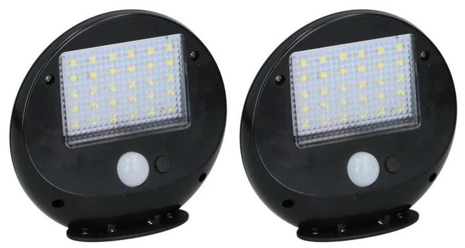 Grundig - Комплект 2x LED соларни стенни лампи с сензор LED/3,2V 600 mAh