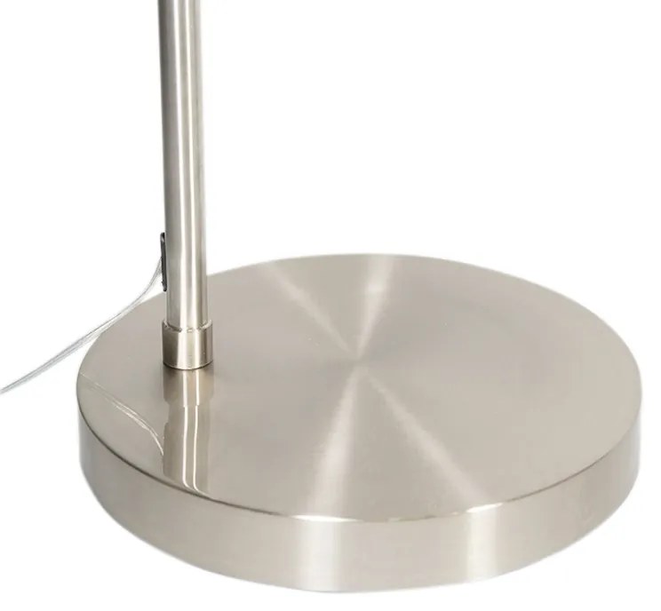 Модерна аркова лампа стомана регулируема без абажур