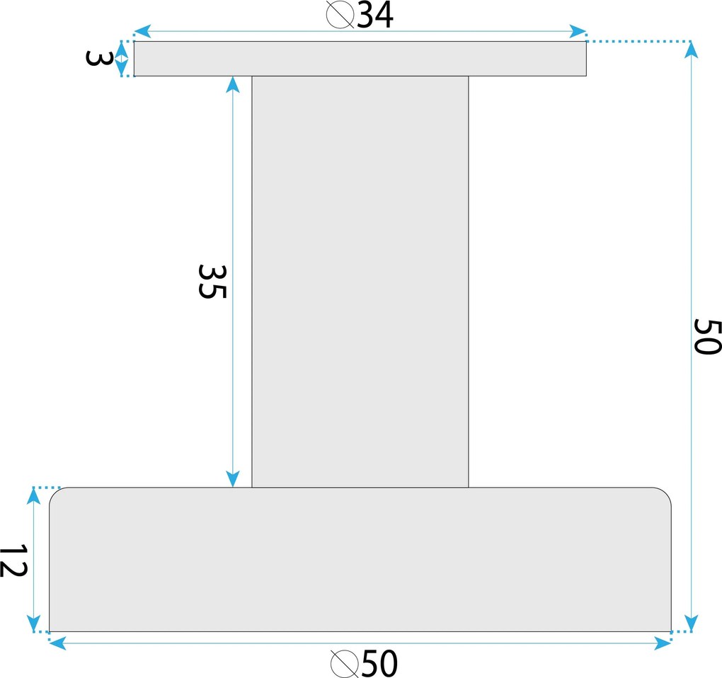Закачалка за баня 6606A Modern Brush Copper