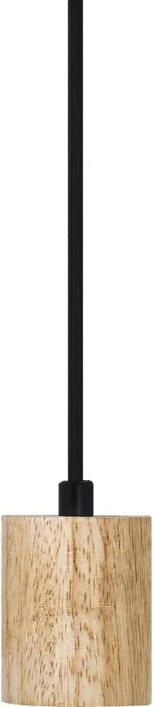 Osram - Дървен захранващ кабел PENDULUM CYLINDER 1xE27/15W/230V