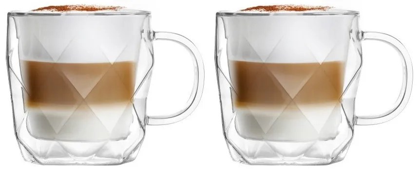 Комплект от 2 чаши с двойна стена , 330 ml Geo - Vialli Design