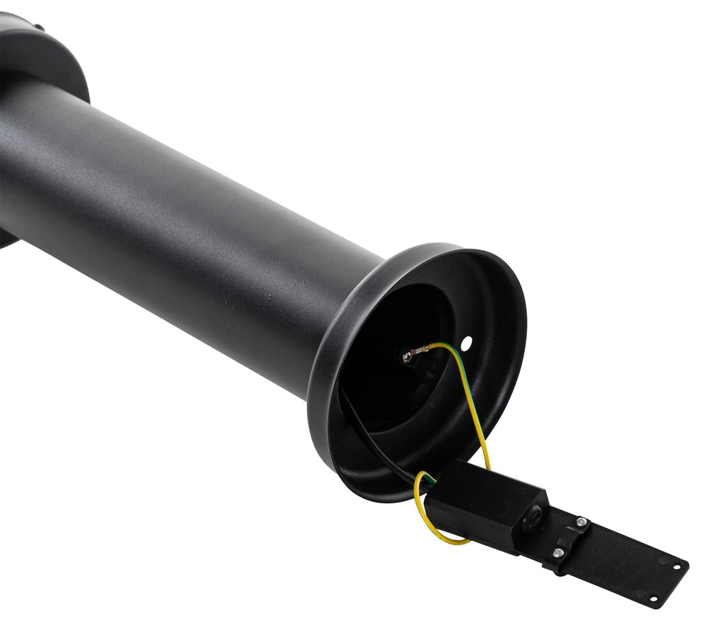 Модерен външен стълб черен 50 см - Elly