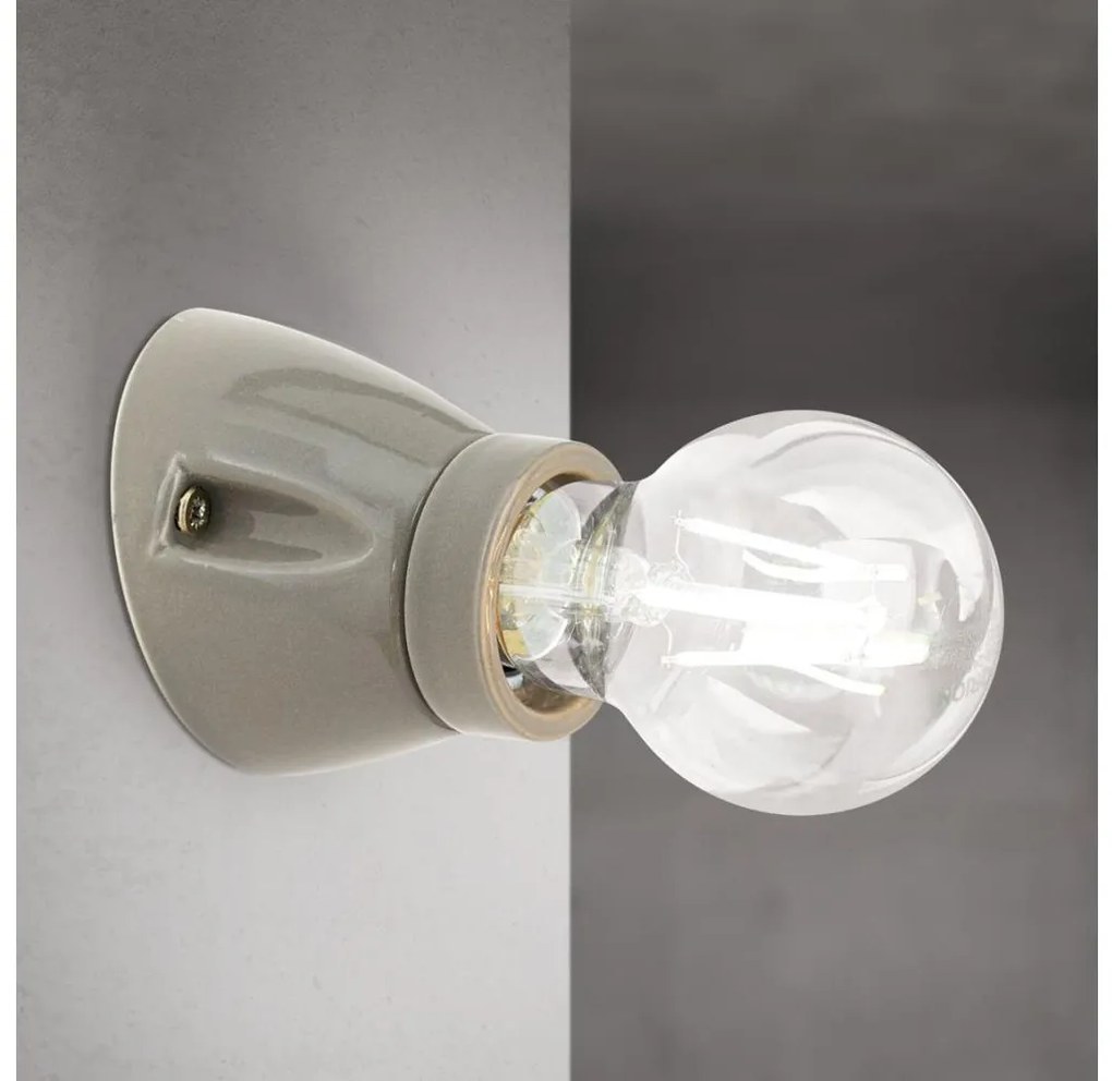 Orion - Стенно осветително тяло FROST 1xE27/60W/230V сиво