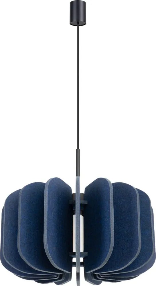 Sollux SL.1862 - Полилей на кабел MULA 1xE27/15W/230V, Ø 45 см, син