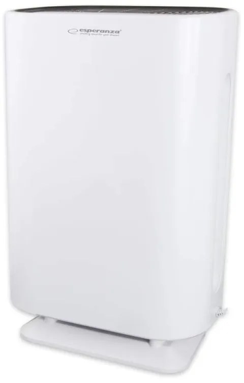 Пречиствател за въздух Esperanza EHP003, 43W, 50 м2, 190 м³/ч, 3 режима, 3 скорости, LCD, HEPA, Touch, Дистанционно, Бял