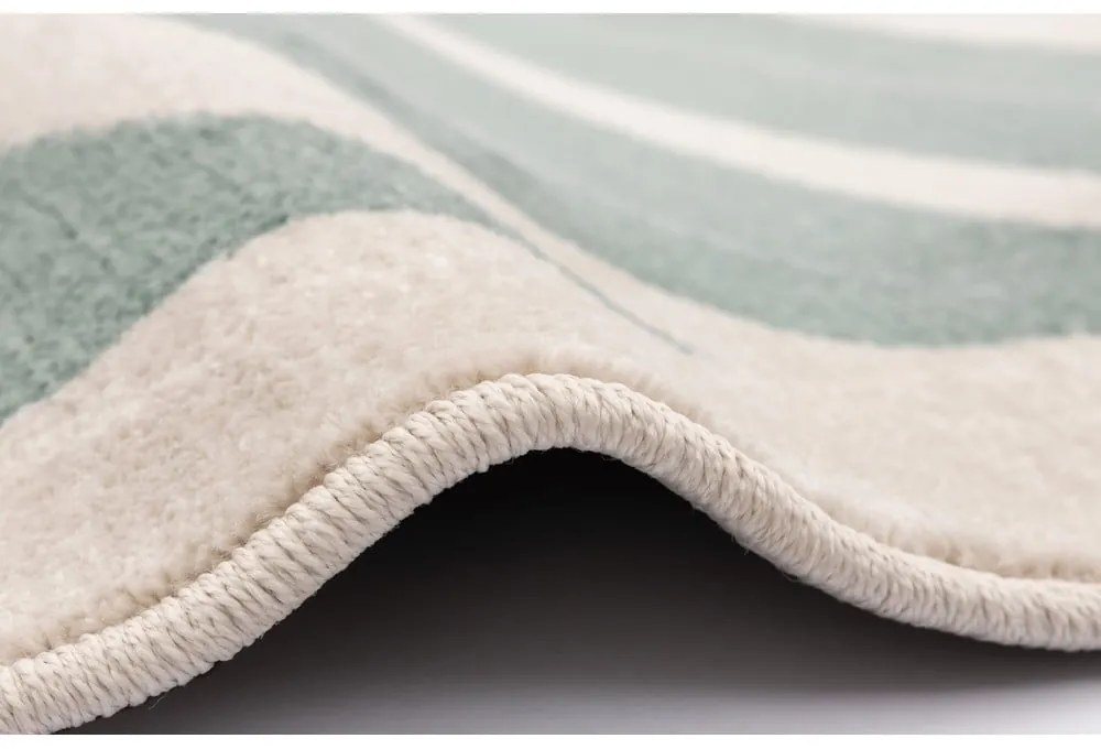 Зелено-бежов детски килим ø100 cm Deliciosa Malachite – FD