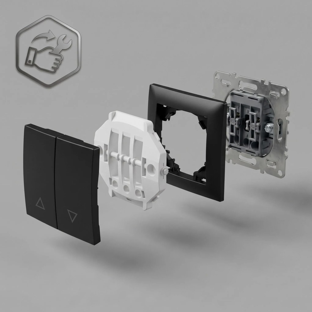 Ключ за Щори OSTE JNH009-W BLACK