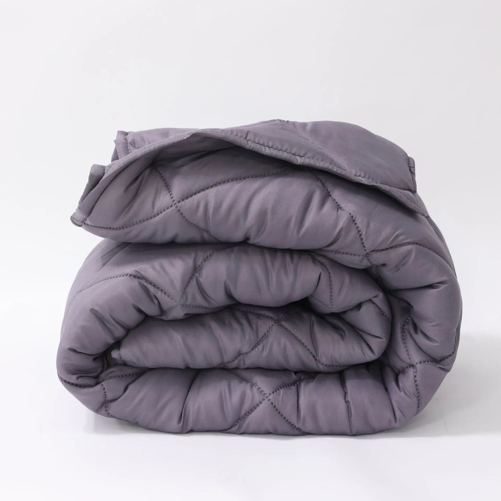 Лятна олекотена завивка за единично легло Елинор Индиго 150/210 см.