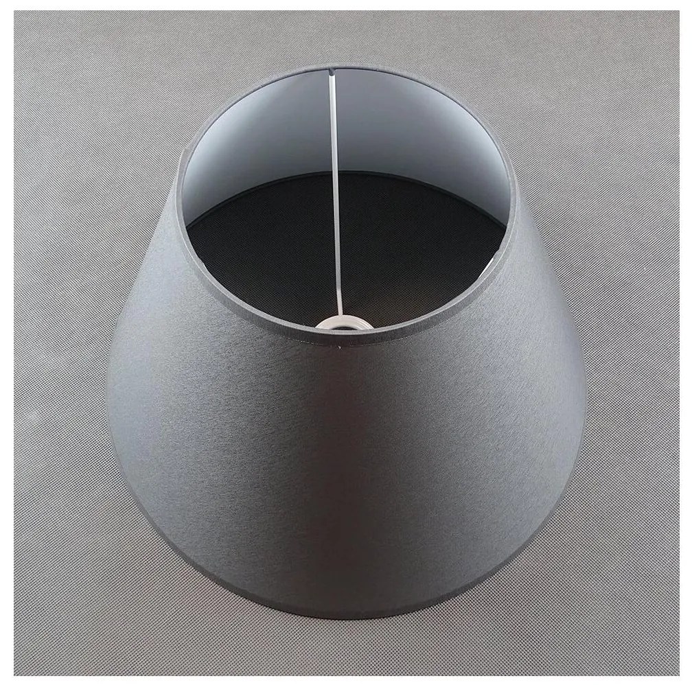 Резервен абажур за настолна лампа E27 40x40 см сив