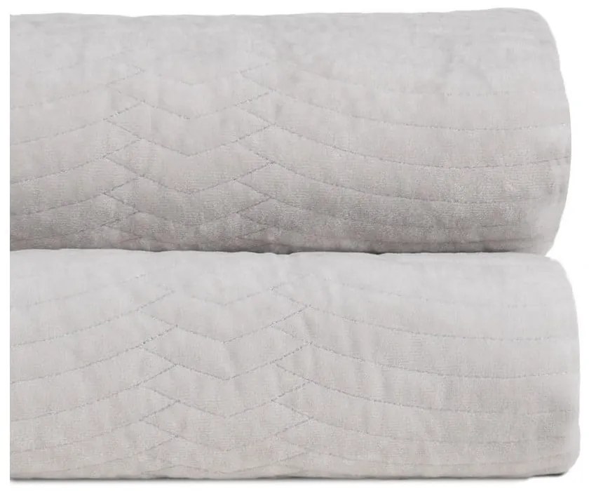 Кремаво капитонирано покривало за легло 230x260 cm – Ixia