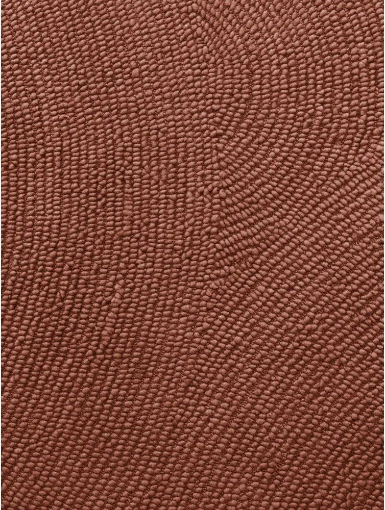 Ръчно изработен вълнен килим в тухлен цвят 200x300 cm Calmio – Hanse Home