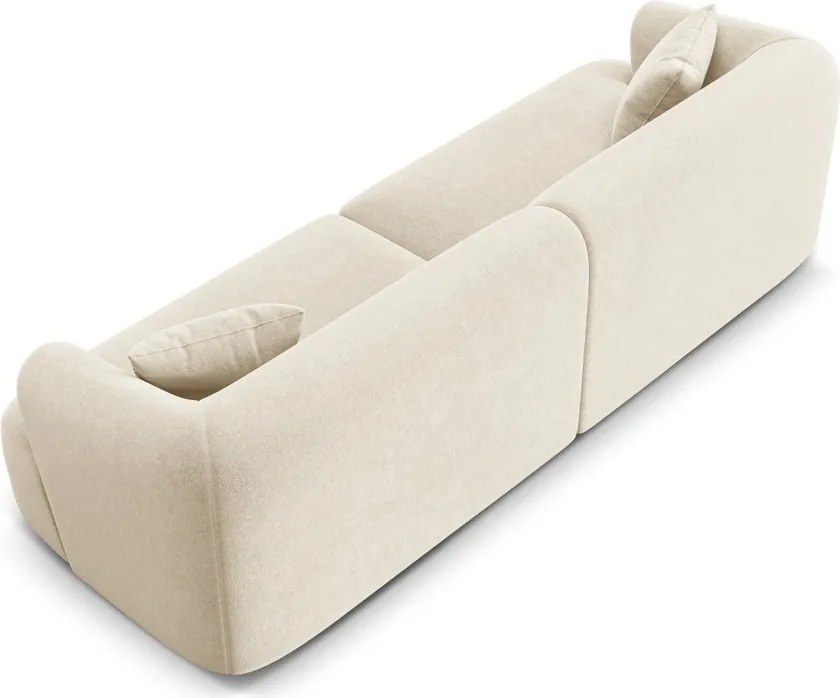 Бежов кадифен диван 255 cm Campi – Cosmopolitan Design