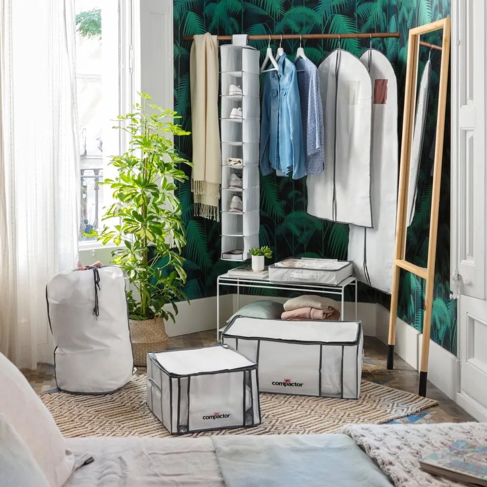 Вакуумна подсилена текстилна кутия за съхранение на дрехи 65x45x26,5 cm Life – Compactor