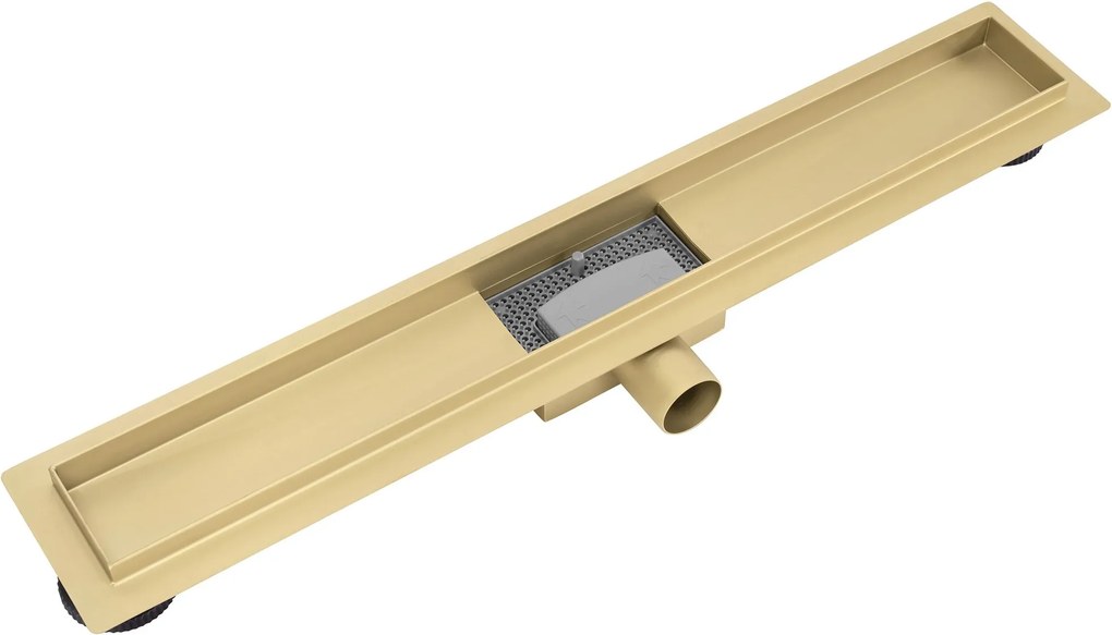 Линеен отводнител Rea Neox brush gold 50