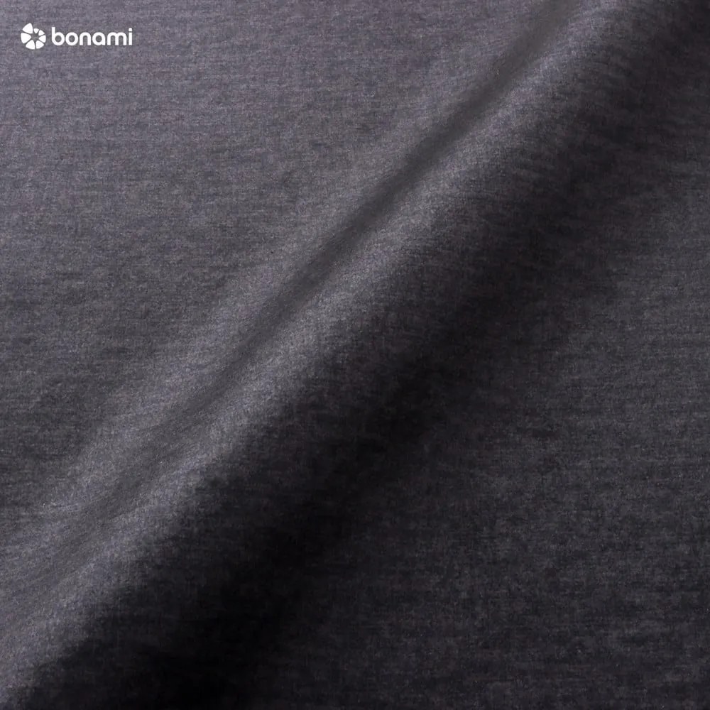 Тъмно сив кадифен разтегателен диван Luca - Milo Casa