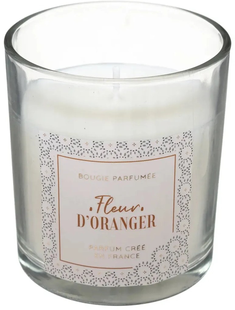 Ароматна свещ atmosphera Loli, Стъкло с капак, 130 g - Orange Blossom