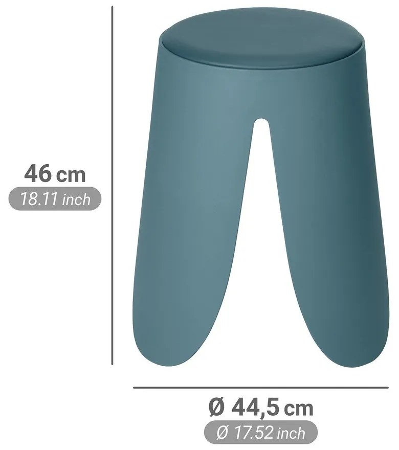 Пластмасов стол за подреждане в петролен цвят Comiso – Wenko