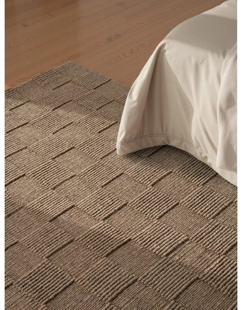 Кафяв ръчно изработен вълнен килим 120x170 cm Scala – Villeroy&Boch