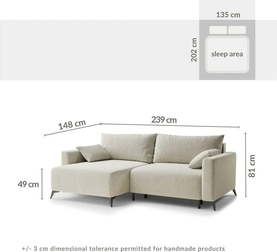 Тъмнозелен шенилов сгъваем/с място за съхранение ъглов диван (ляв ъгъл) Leon – Maison de Rêve