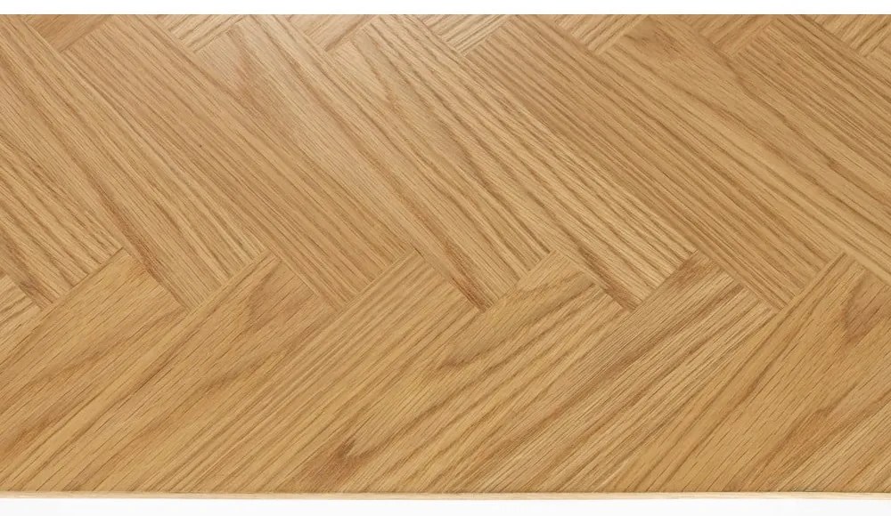 Конзолна маса с дъбов плот в естествен цвят 40x120 cm Fabio – White Label