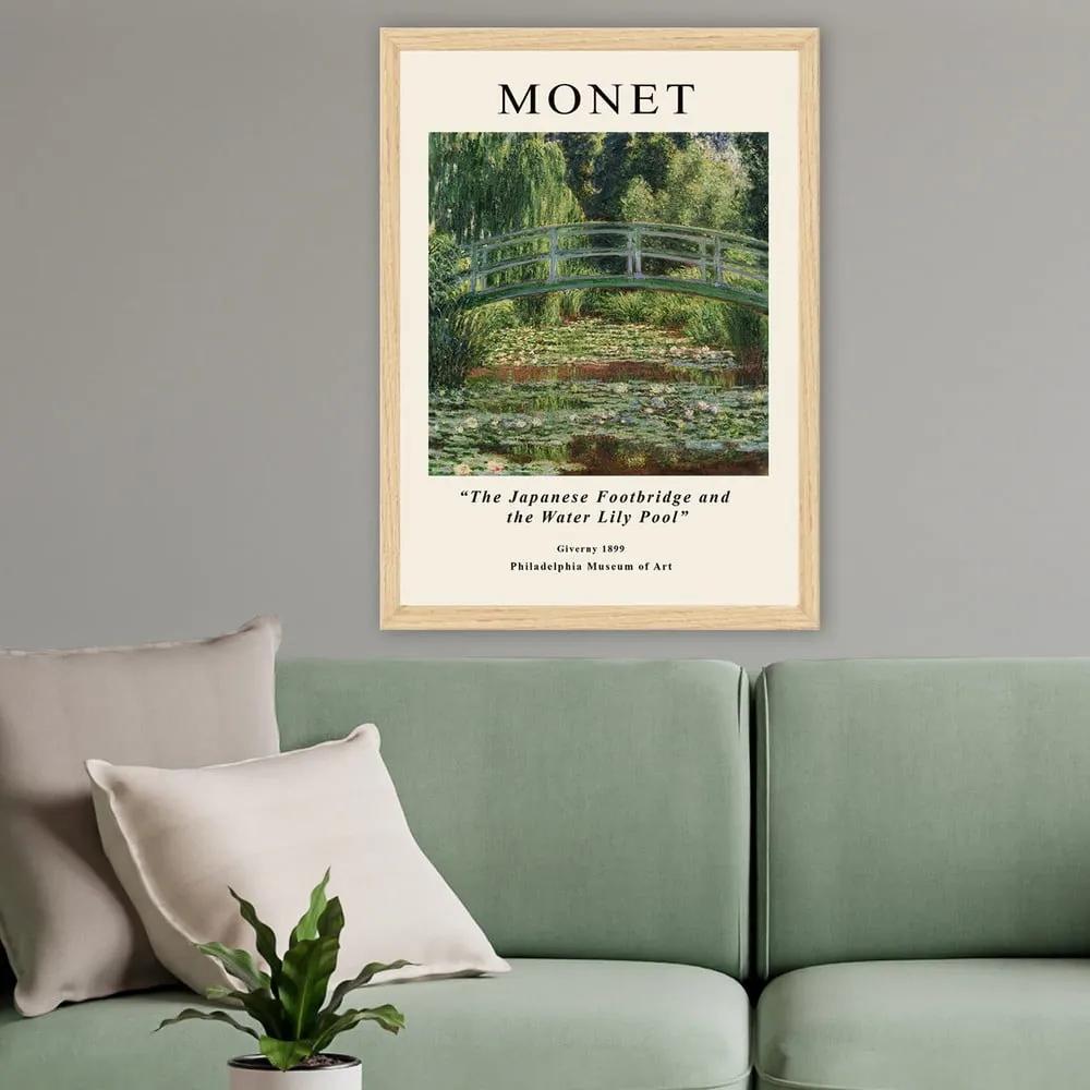 Плакат в рамка 35x45 cm Claude Monet - Wallity