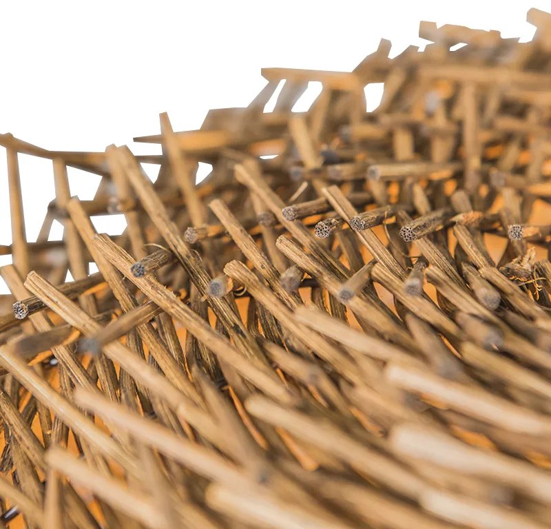 Ръстичен висящ аплик кафяв ратан - Hatch 45