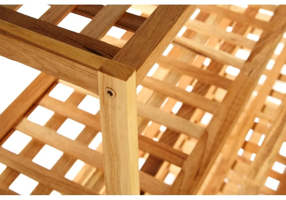 Стойка за обувки от масивен орех в естествен цвят – Premier Housewares