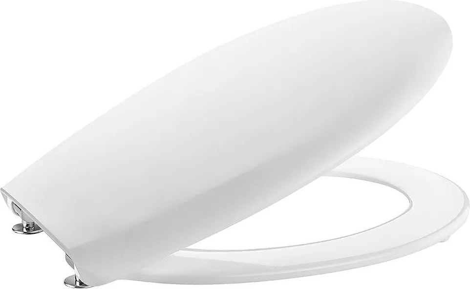 Седалка и капак, Roca, A801B6200B, със забавено падане, метални панти